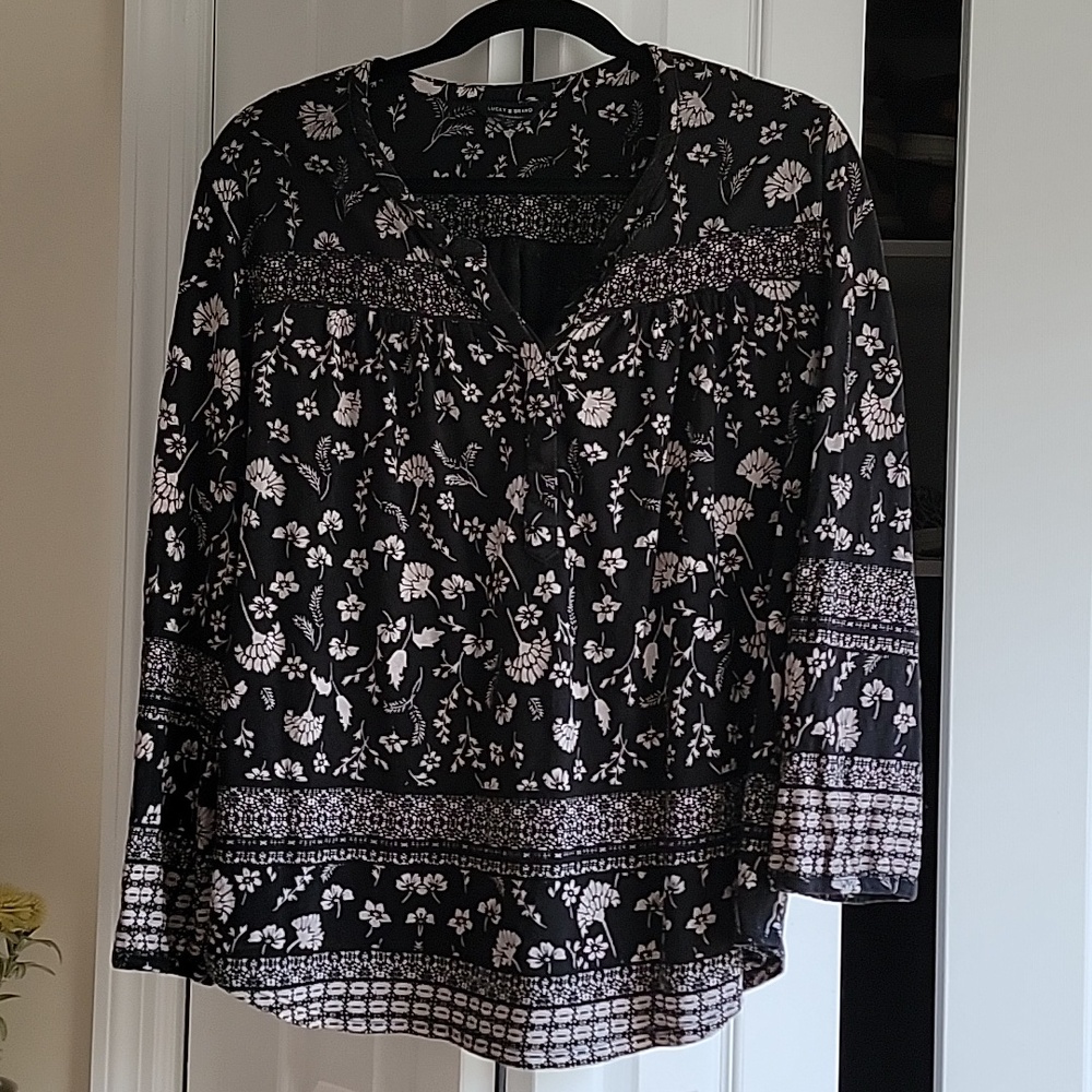 Lucky Brand LS cotton top